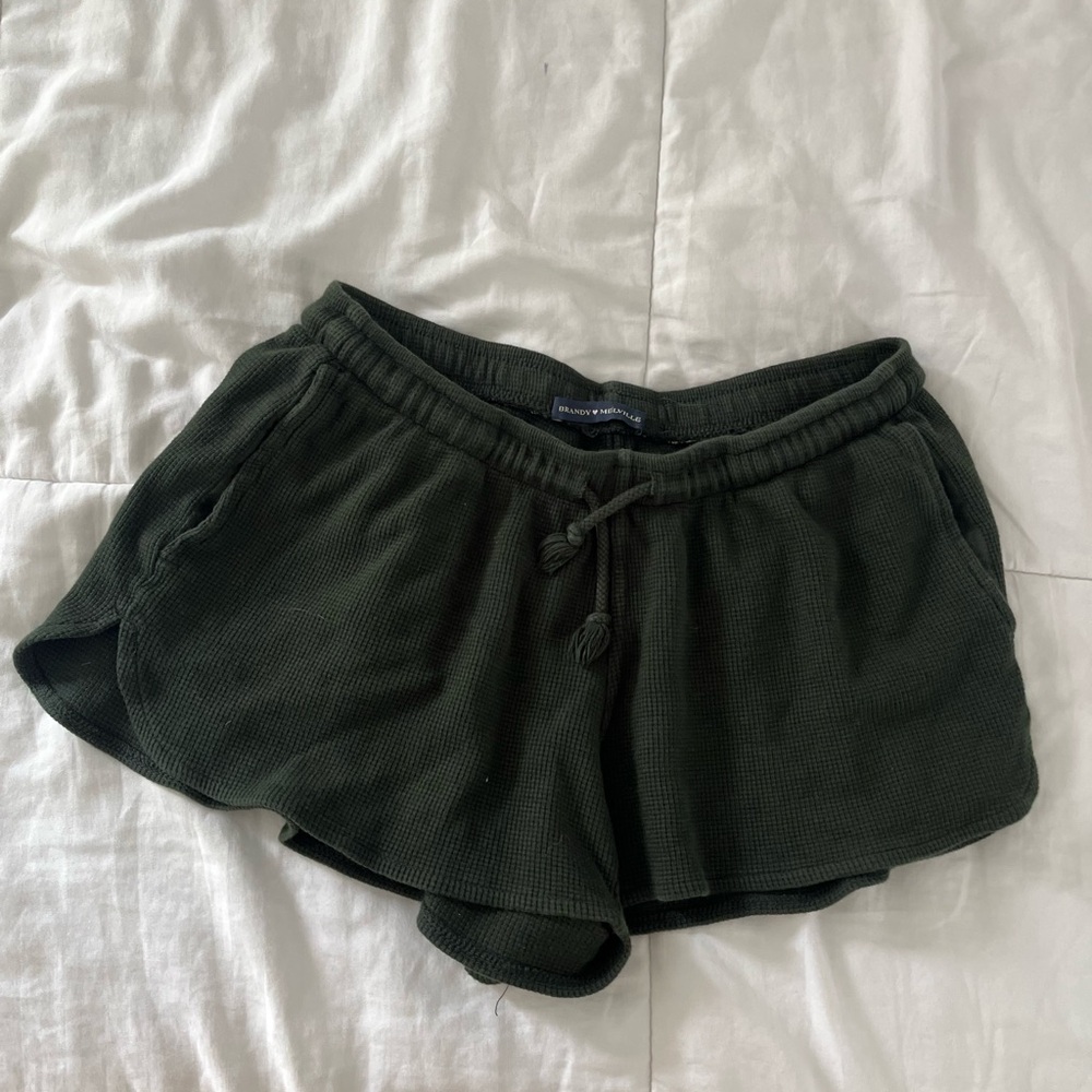 Brandy Melville Forest Green Athletic Shorts